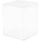 Pioneer Plastics 044C Clear Square Plastic Aquarium, 3.875" W x 3.875" D x 4.875" H